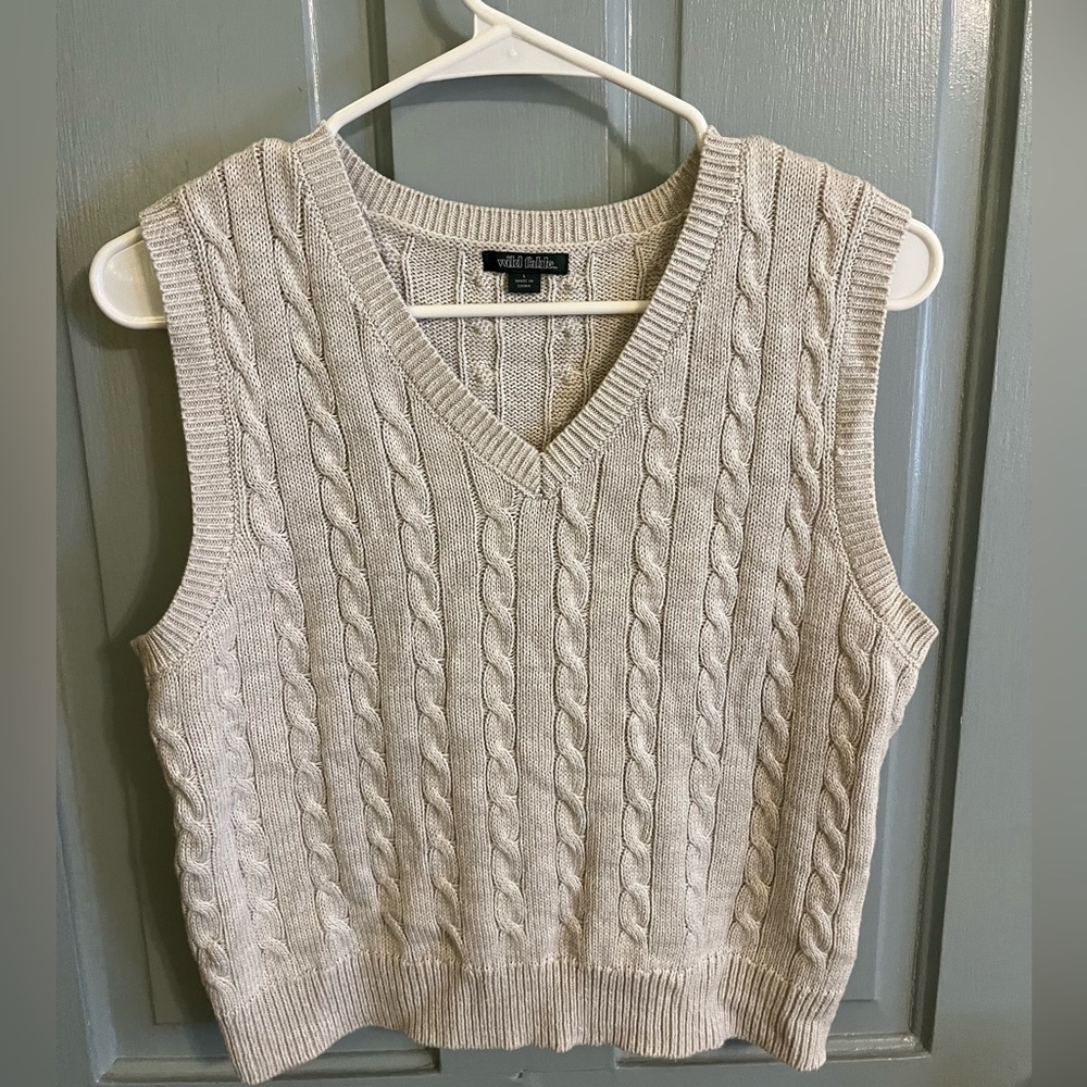 Grey Wild Fable sweater vest